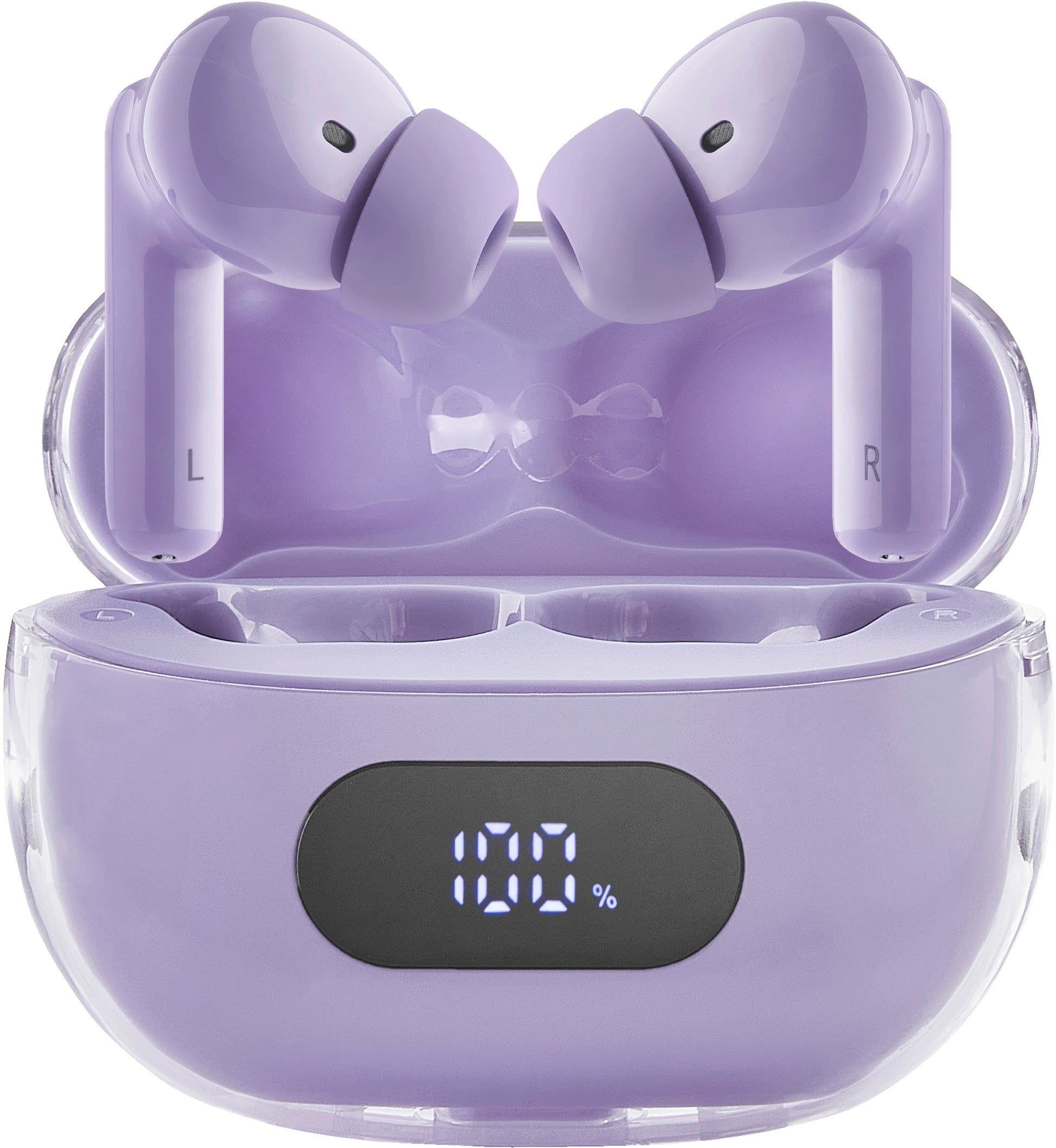 Intenso Buds Plus T313AE TWS In-Ear – ANC, mit Ladecase, Violett, BT 5.4