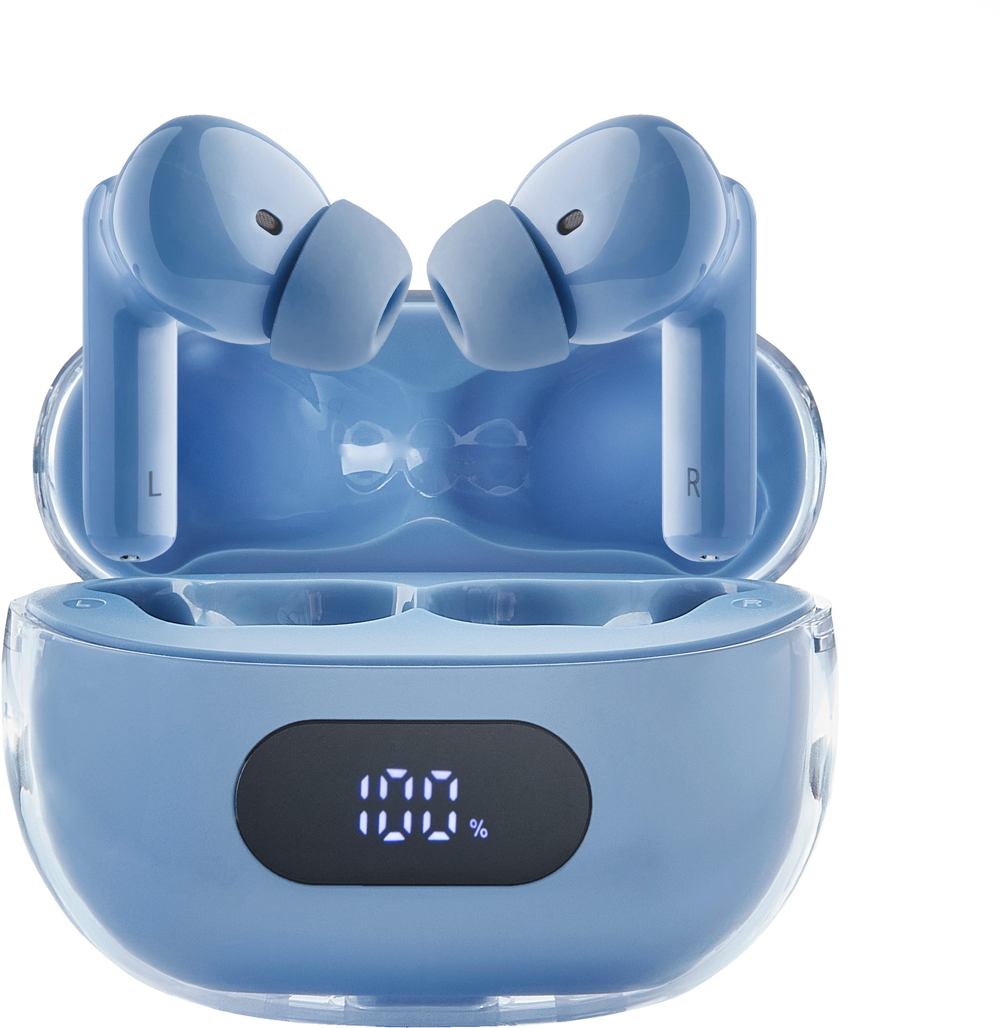 Intenso Buds Plus T315AE TWS In-Ear – ANC, mit Ladecase, BT 5.4, Blau