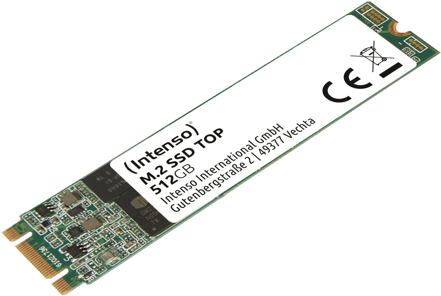 Intenso Top 512GB 3832450 – M.2 2280 SATA III SSD, 520/500 MB/s
