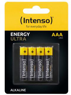 Intenso AAA Batterien, Alkaline, 1,5 V – 4 Stk.