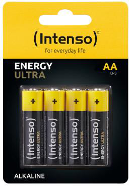 Intenso AA Batterien, Alkaline, 1,5 V – 4 Stk.