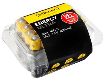Intenso AAA Batterien – Alkaline, 1,5 V – 24 Stk.