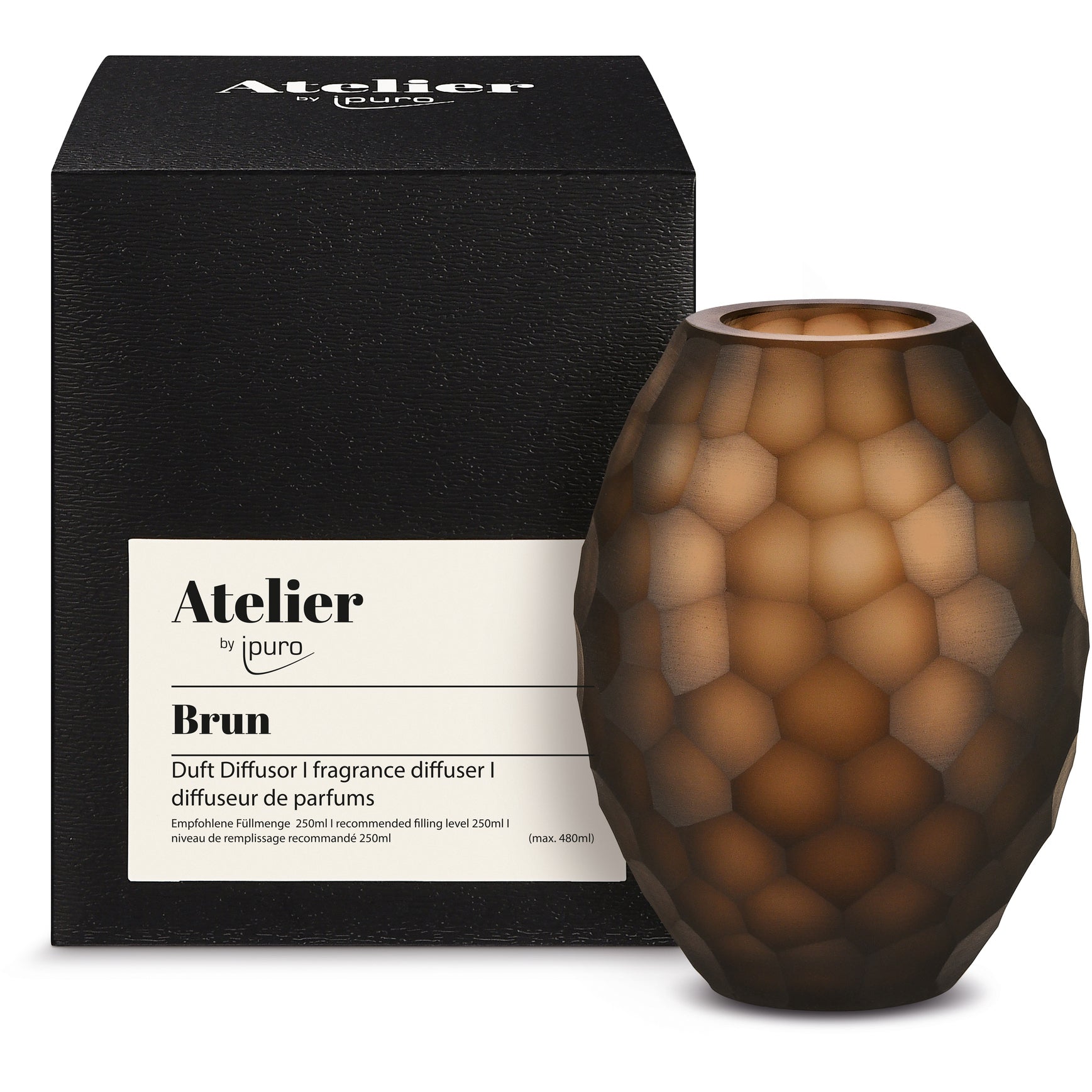Ipuro Duftlampe, braun, 14 × 14 × 17 cm