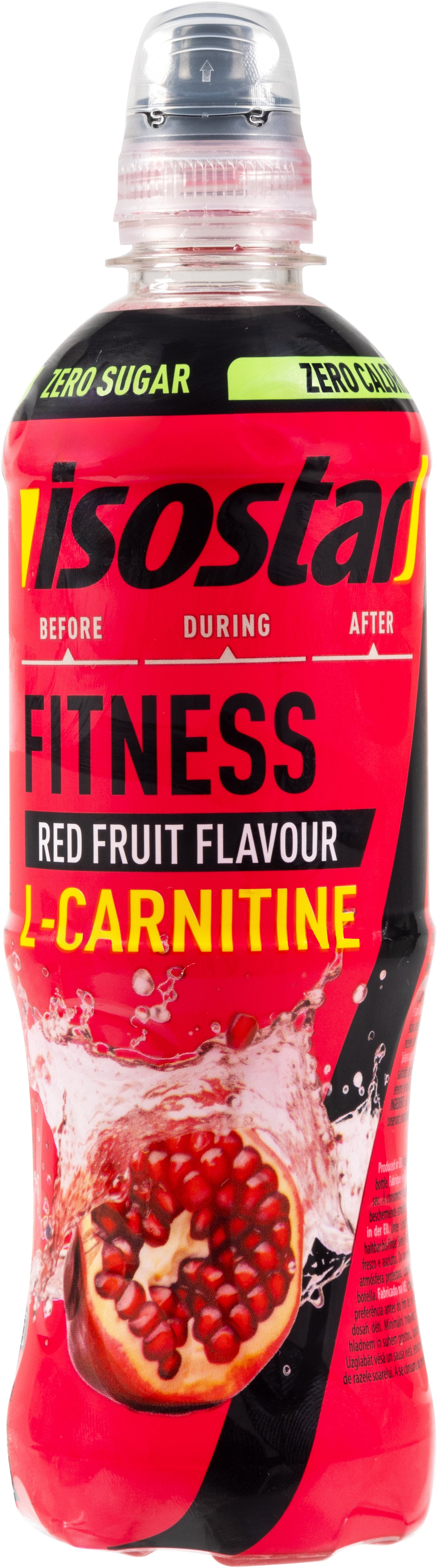 Isostar Sportgetränk L-Carnitin, Rote Beeren, zuckerfrei – 5 dl
