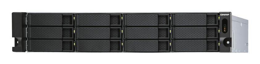QNAP TL-R1200S-RP – 12-Bay Rack 2U HDD/SSD-Gehäuse – redundantes Netzteil, für 2,5"/3,5" HDD/SSD, SATA