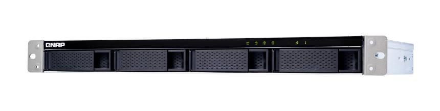 QNAP TL-R400S – 8-Bay Rack 1U Gehäuse – für 2,5"/3,5" HDD/SSD, SATA