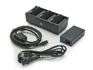 Zebra Ladestation (UK) – 3-fach, inkl. Netzteil – für ZQ300