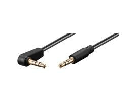 Microconnect 3,5-mm-Klinkenkabel – Stecker–90° Stecker – 1 m