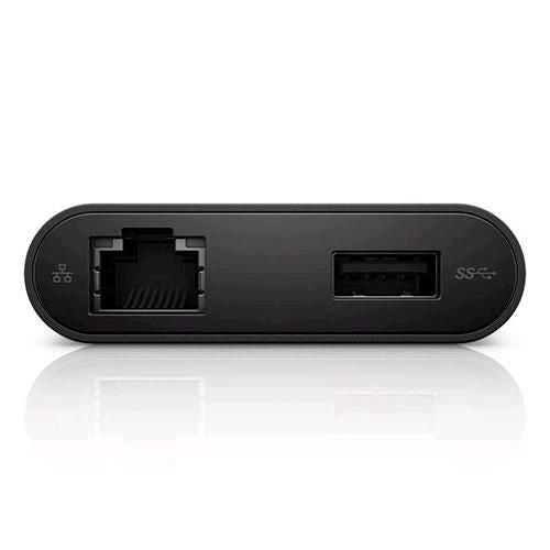 DELL DA200 Multiport-Adapter – USB-C, HDMI/VGA, 1× USB-A, GbE