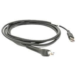 Zebra USB-A auf USB-A Kabel – 2,1 m – Grau
