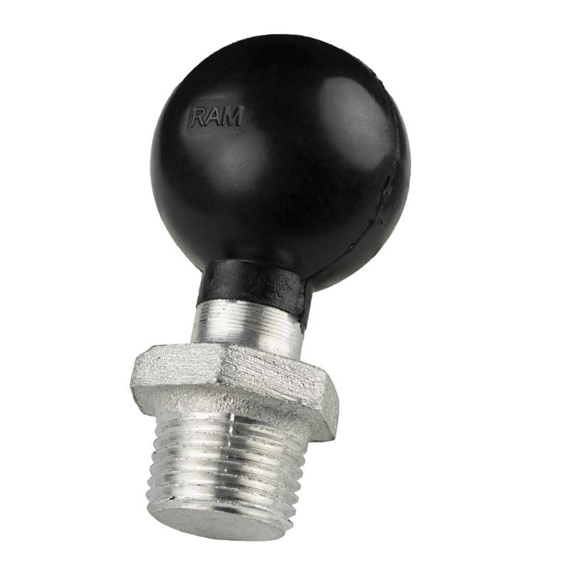 RAM Mounts RAM-207U – Montagezubehör, Kugeldurchmesser 1,5", Aluminium, Schwarz/Silber