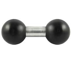RAM Mounts RAM DOPPEL 1 1/2 Zoll KUGEL – VESA-Adapterplatte – Aluminium, Doppelkugel – Schwarz