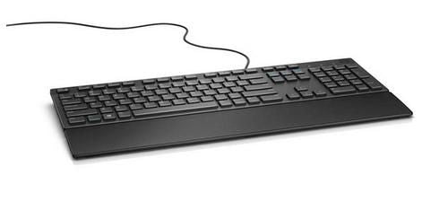 Dell KB216 – Tastatur, kabelgebunden (USB-A), Dänisches Layout (DA), Fullsize (mit Ziffernblock), Membran