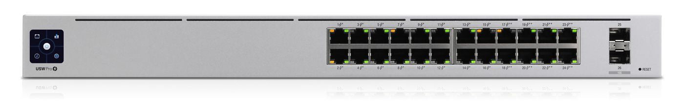 Ubiquiti UniFi USW-Pro-24-POE Gen 2 – Verwalteter L2/L3 Switch – 24× 1G, 2× SFP+, PoE+/PoE++, PoE-Budget 400 W