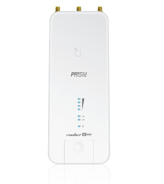 Ubiquiti Rocket Prism ac Gen2 – 5 GHz Funkbrücke, 1GbE, PoE, 500 Mbit/s, Weiss