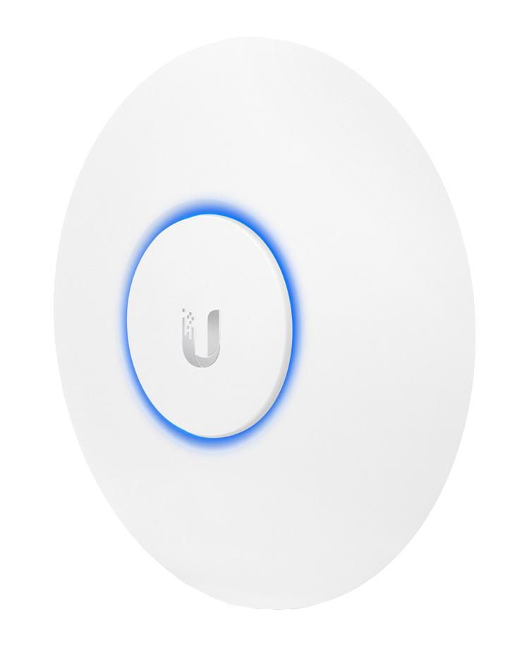 Ubiquiti UniFi UAP-AC-PRO – Wi-Fi 5 Access Point, Dual-Band (2,4/5 GHz), 1300 Mbit/s, 2× GbE, PoE, Weiss