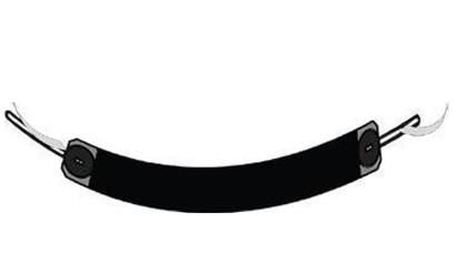 Zebra Halterung, Handriemen, Schwarz – für QLn220/QLn320, ZQ6-Serie, P1031365-027