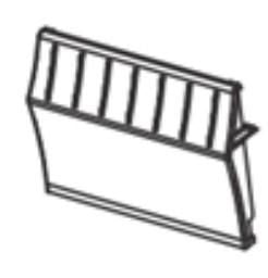 Zebra Frontabdeckung – für ZT210/ZT220, P1037990-004