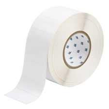 Brady Druckeretiketten, 70 mm × 32 mm, Weiss, Polyester, 3'000 Stück