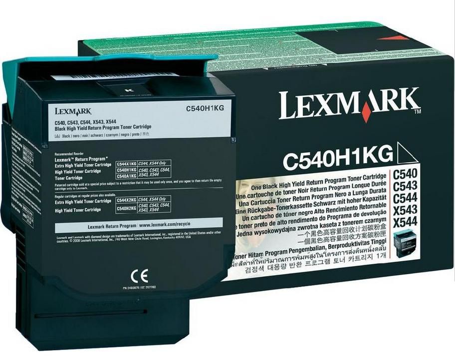Lexmark Toner – schwarz, 2500 Seiten