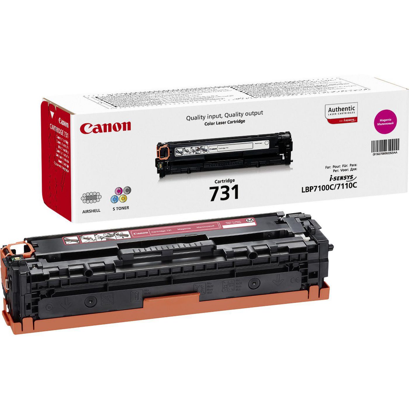 Canon Toner 731 – magenta, 1500 Seiten
