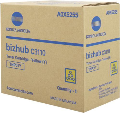 Konica Minolta TNP-51Y Gelber Toner – Original – 5'000 Seiten – für Konica Minolta Bizhub C3110