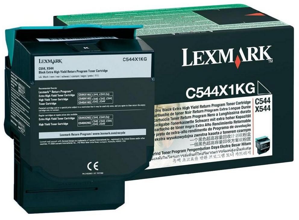 Lexmark Toner C544X1Kg – Schwarz