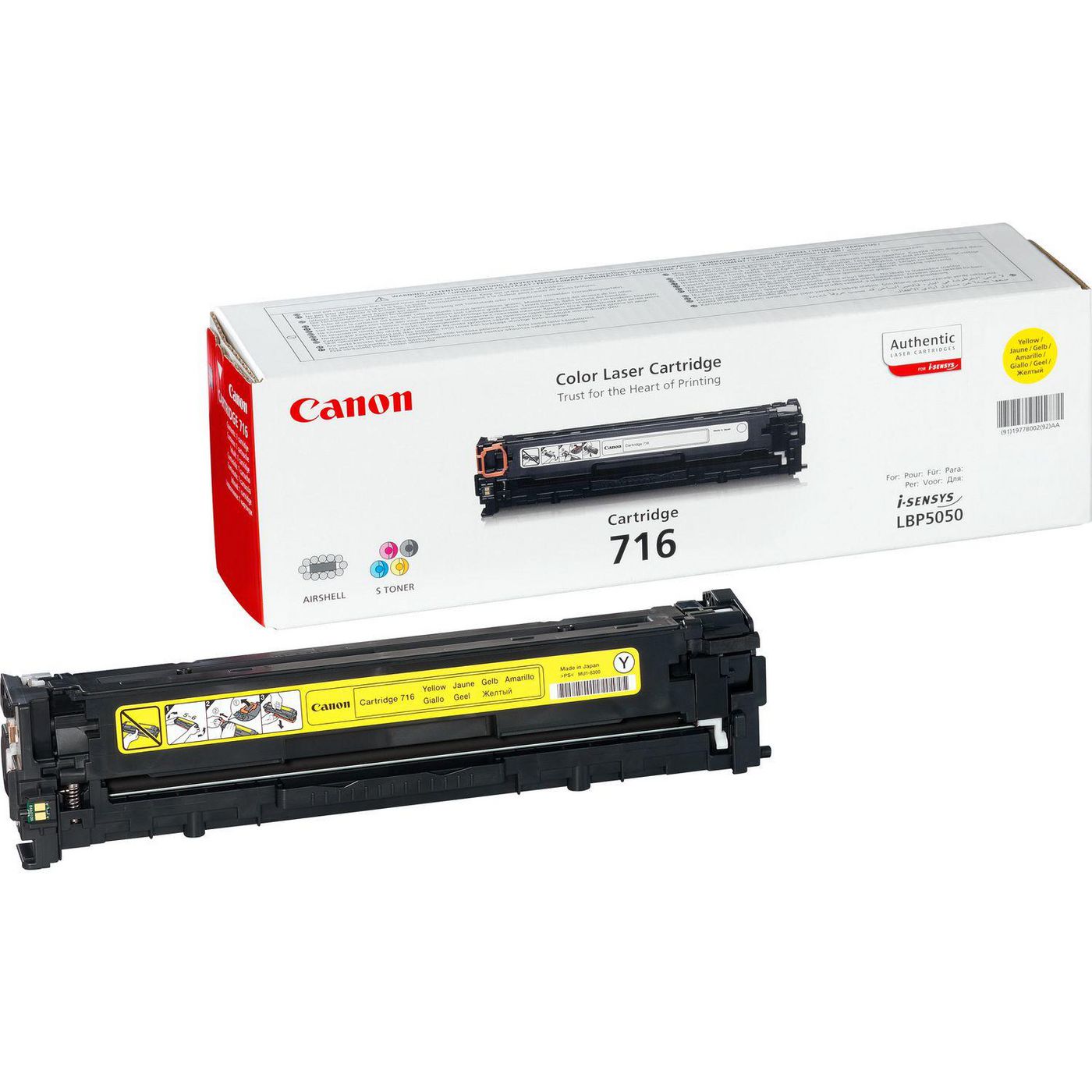 Canon Toner 716 – gelb, 1500 Seiten