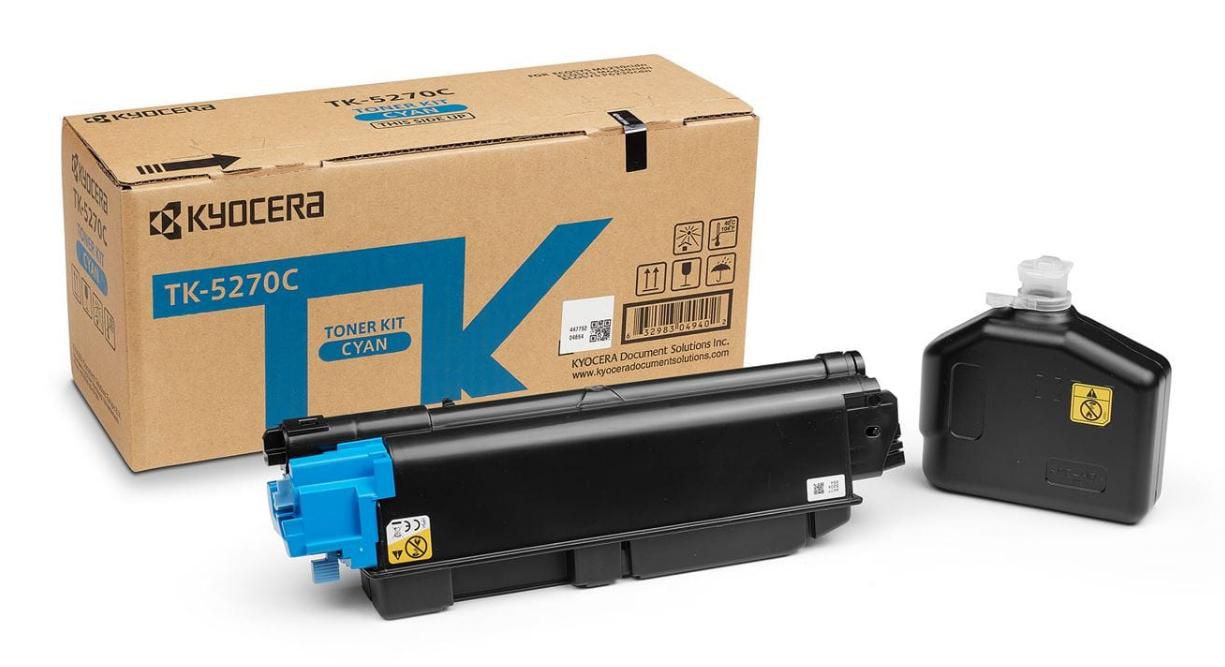 Kyocera – Toner TK-5270C – Cyan, 6000 Seiten – für Ecosys P6230cdn