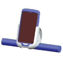 Datalogic Joya Touch Trolley Halter – POS-Halterung, Klemmhalterung, für Handhelds (Fahrrad/Auto), Violett