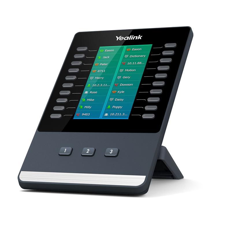 Yealink EXP50 – Erweiterungsmodul, 23 Tasten, für SIP-T58V, SIP-T58A, SIP-T56A und mehr