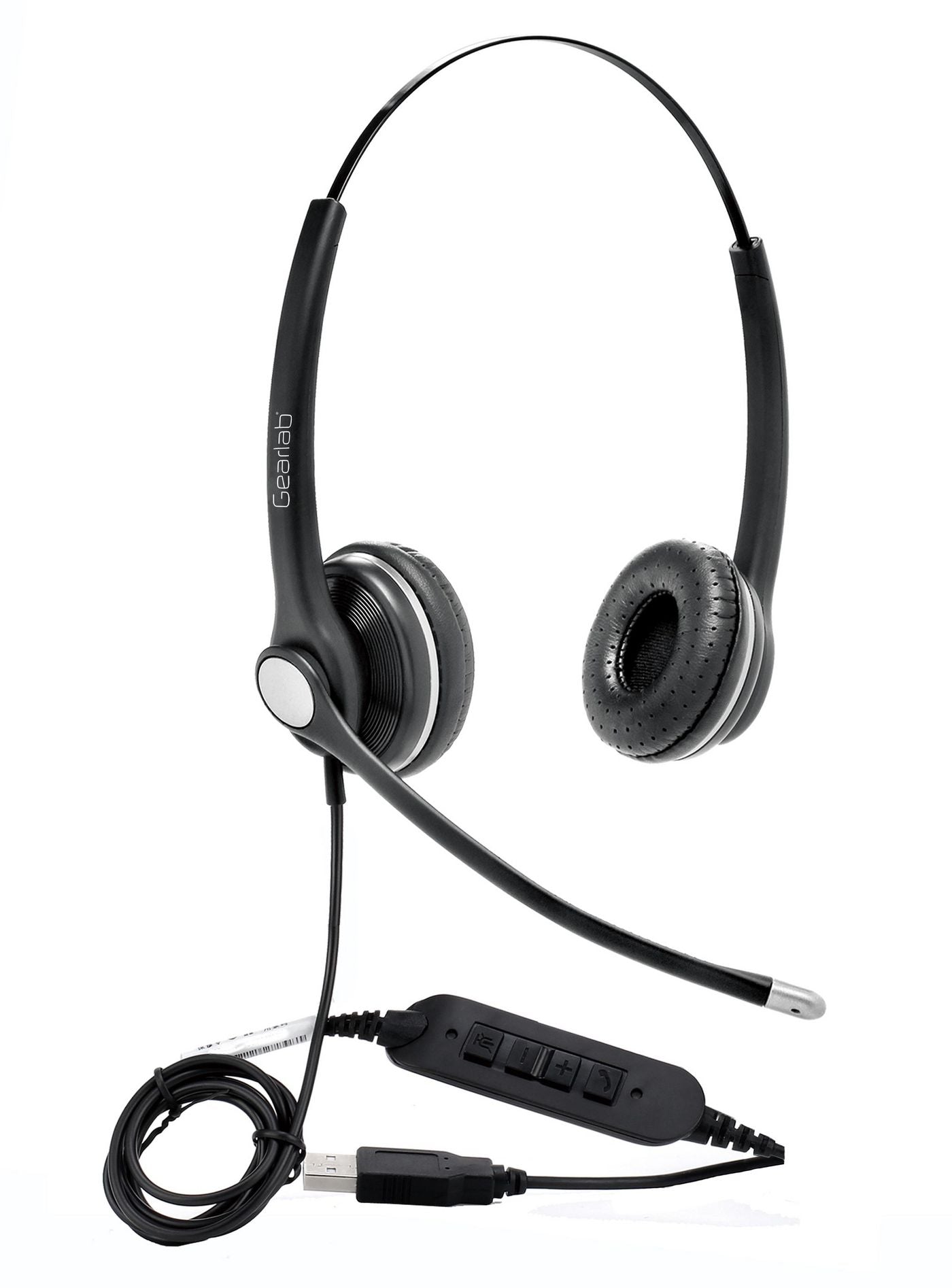 eSTUFF G4040 – Duo Headset – USB, rauschunterdrückendes Mikrofon