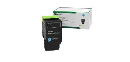 Lexmark Toner 78C10C0 – Cyan, 1000 Seiten – für CS/CX 4-6 SRS