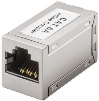 Microconnect RJ-45-Kupplung – RJ-45 (weiblich)–RJ-45 (weiblich), Cat6a, geschirmt, Metallgehäuse