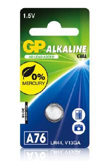 GP Batteries Knopfzelle SR44, Alkaline, 1,5 V – 1 Stk.