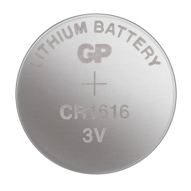 GP Batteries Knopfzelle CR1616, Lithium, 3 V – 1 Stk.