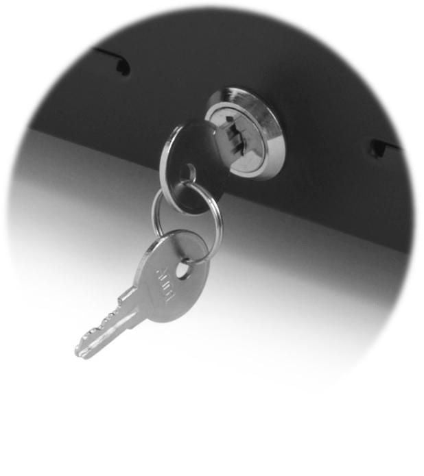 Capture CA-CD330-LOCK – Kassenladen-Einsatz, Ersatzschloss, 2 Schlüssel, 69 × 61 × 26 mm