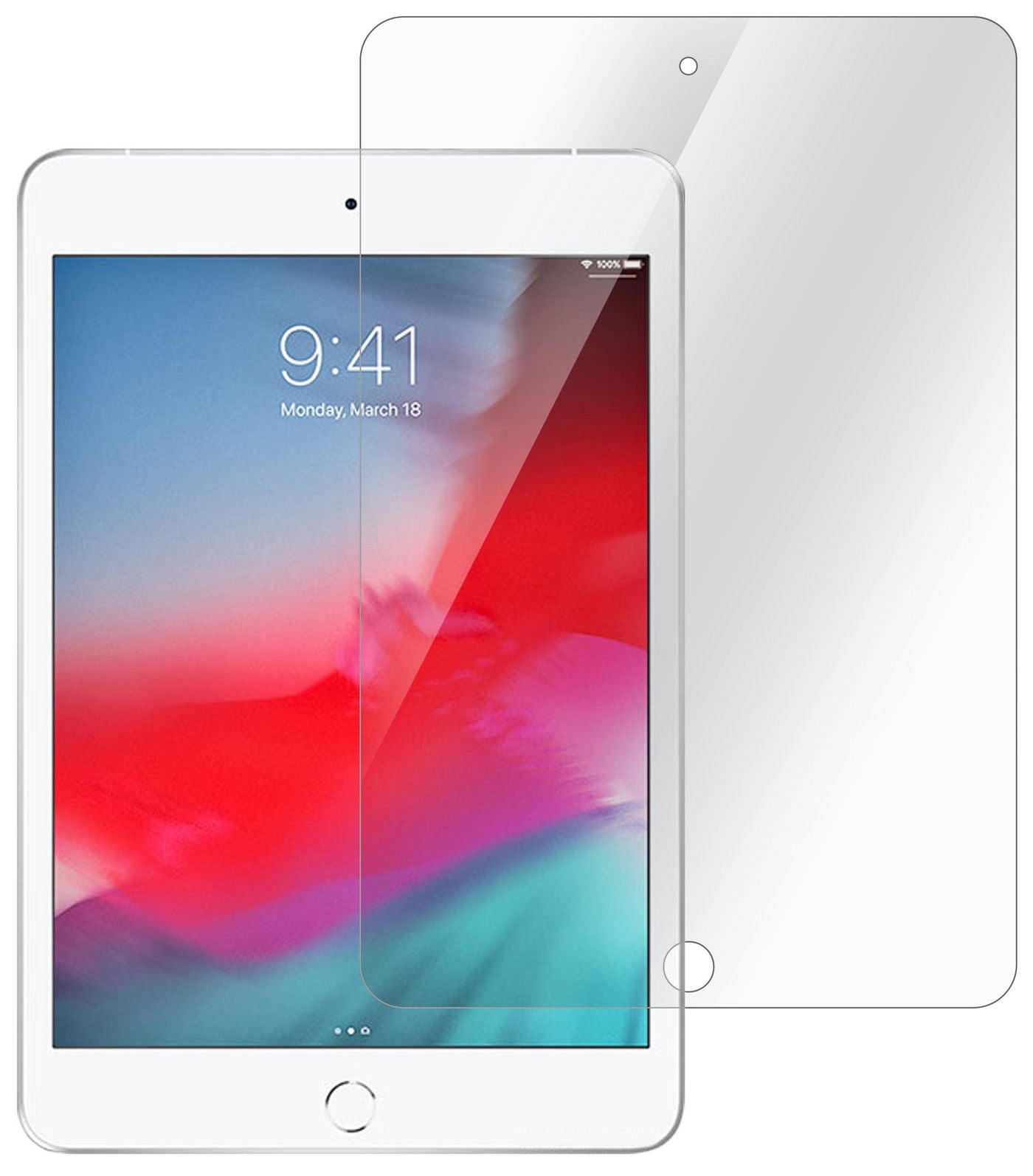 eSTUFF Panzerglas für iPad mini 4 7,9" – 9H, Anti-Fingerprint