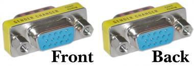 Microconnect Mini Gender HD15 Adapter – VGA (HD15) zu VGA (HD15)