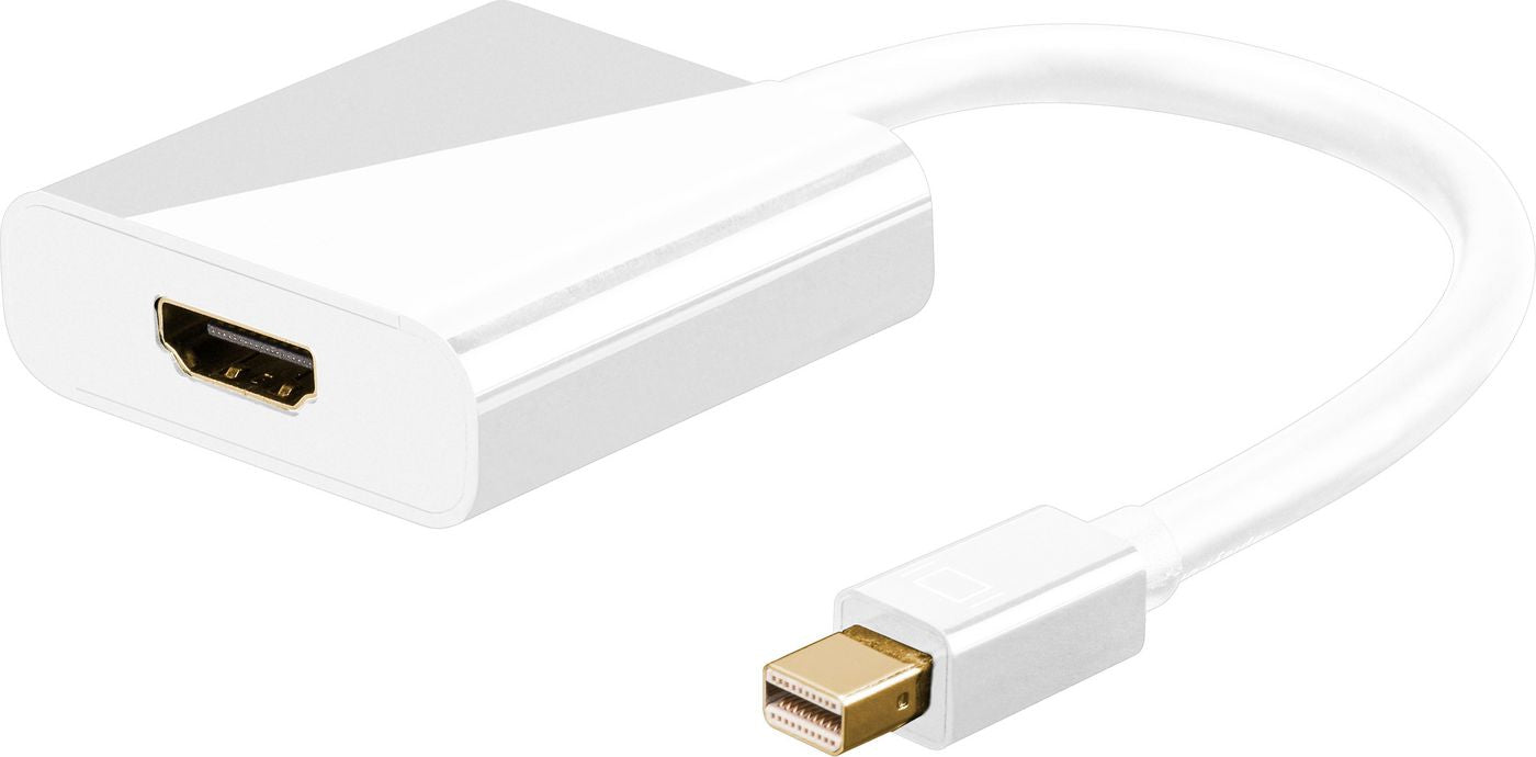 Microconnect Mini DisplayPort zu HDMI Adapter – HDMI 1.4, DisplayPort 1.2, passiv, 0,15 m, Audio (3,5 mm) – We