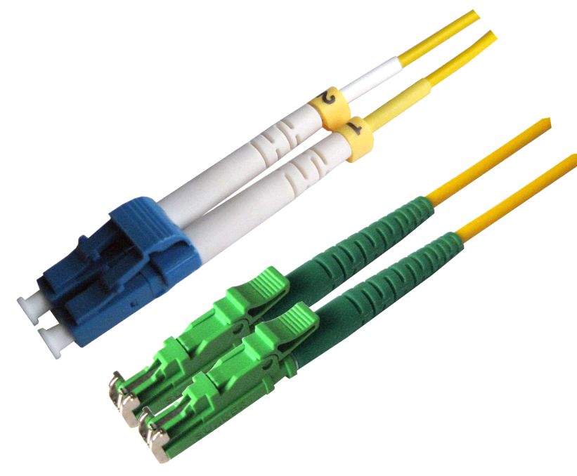 Microconnect FIB4720015 LWL-Patchkabel – LC–E-2000 (LSH), Singlemode (OS2), 100 Gbit/s, 1,5 m, LSZH, Gelb