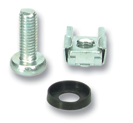 Microconnect Käfigmuttern M6 – Edelstahl, 20 Stk.