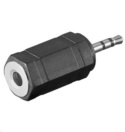 Microconnect 3,5-mm-Klinkenverlängerung – 2,5-mm-Klinkenstecker – 3,5-mm-Klinkenbuchse, 3-pol