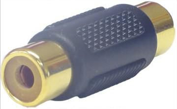 Microconnect RCA-Kupplung – RCA zu RCA, weiblich zu weiblich, schwarz