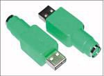 Microconnect USB-zu-PS/2-Adapter – Grün