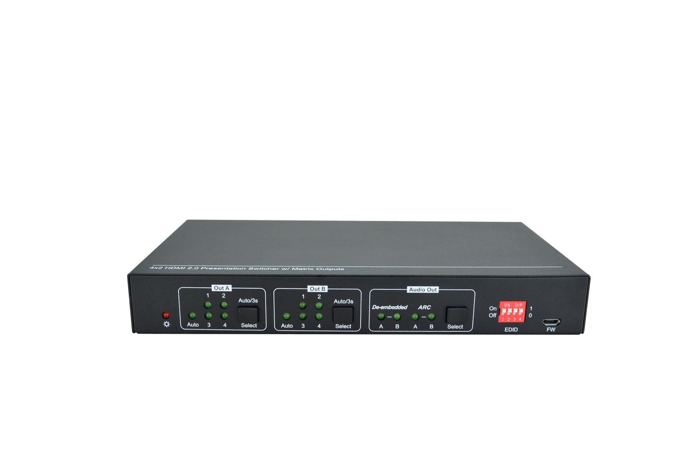 Vivolink HDMI-Matrix 4×2, HDMI 2.0
