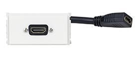 Vivolink WI221273 – HDMI-Wandplatte, Weiss