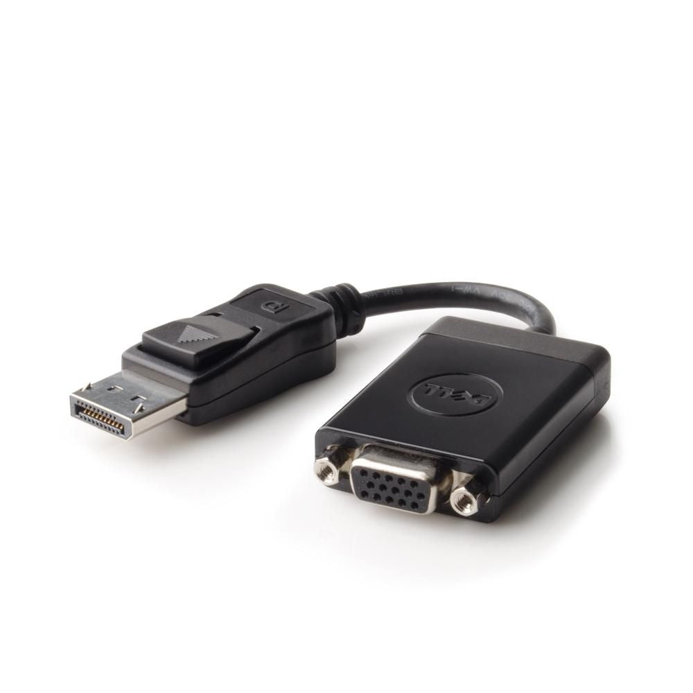 DELL Adapter DisplayPort zu VGA – 1920 × 1200, DisplayPort 1.1a – Schwarz