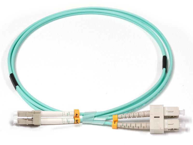 Lenovo 00MN502 LWL-Patchkabel – LC–LC, Multimode (OM3), 1 m, Türkis