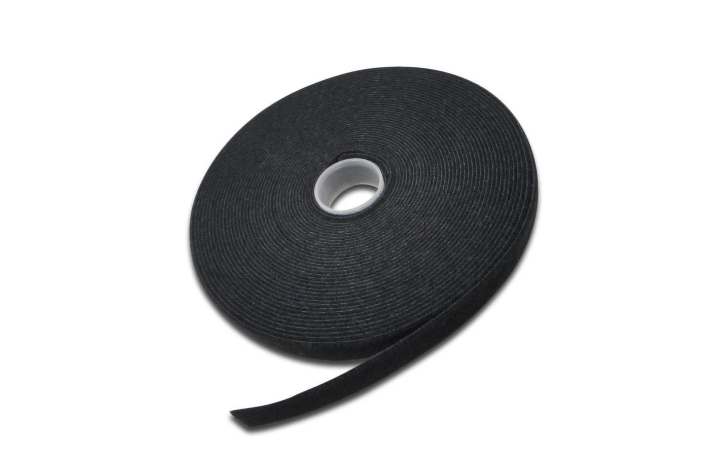 Microconnect Klettband – 15 mm × 10 m, schwarz, 1 Stück